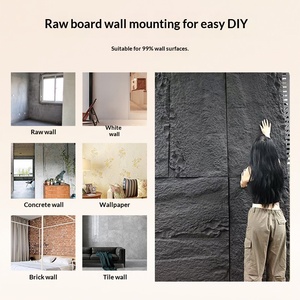 אבן פטריות PU קלה משקל, קיר רקע דקורטיבי, אבן תרבותית לחיפוי קירות חיצוניים, אבן לבנים, אבן הרים, קיר סלע - Product Image 6