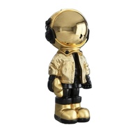 Sculpture d'astronaute 3D en fibre de verre, taille réelle, usine, vente en gros, jardin en plein air, Statue d'astronaute