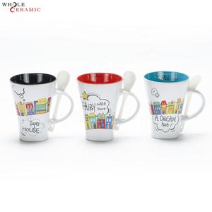 11oz יצרן סיטונאי לונדון ופריז עיר קרמיקה סובלימציה קפה ספלי עבור מזכרות מתנות - Product Image 2