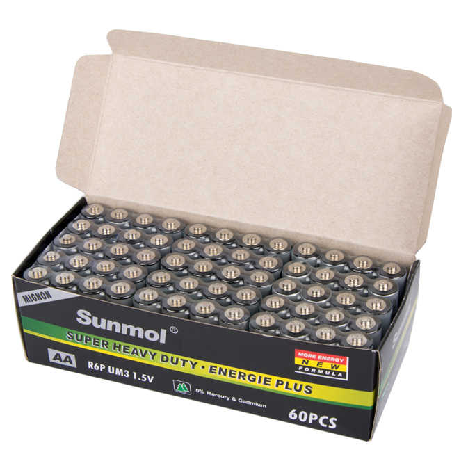 Factory OEM High Performance AA NonRechargeable Batteries for Clocks