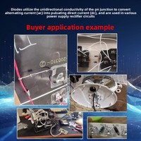 Diodes redresseuses traversantes, composants discrets 1N4007 1N5408 1N5819 1N5822