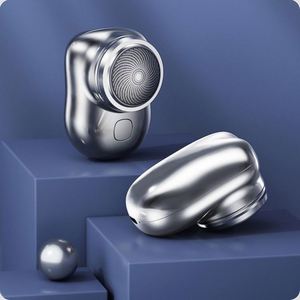 Mini Pearl Max - Recortadora de Barba Eléctrica, Cabezal de Corte Flotante, Ajuste de Grosor, Recargable por USB, Diseño Portátil para Coche y Bolsillo - Product Image 4