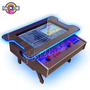 Funzone fabrika Retro çoklu oyun 2 oyuncu Arcade sehpa mücadele kutusu oyunu Rocker kokteyl atari makinesi