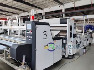 Chất lượng đầy đủ tự động maxi CuộN mô làm giấy vệ sinh Rewinder và máy tước dây chuyền sản xuất - Product Image 4