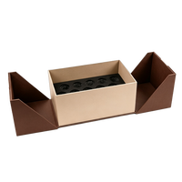 Boîte rigide de luxe avec revêtement UV gaufré, emballage cadeau personnalisé imprimé, impression quadricolore, boîte en carton rose