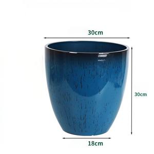 Pot de <span class=keywords><strong>fleurs</strong></span> décoratif pour jardin, intérieur, salon, décoration artificielle, grands pots de <span class=keywords><strong>fleurs</strong></span> en plastique pour l'<span class=keywords><strong>extérieur</strong></span> - Product Image 2