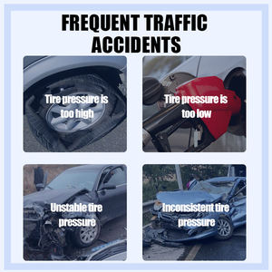 ปั๊มลมไฟฟ้าอเนกประสงค์สำหรับยางรถยนต์แบบพกพาไร้สายเครื่องตรวจจับแรงดันลมยางหน้าจอดิจิตอล - Product Image 3