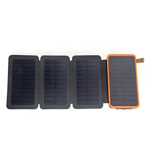 Individuelle Li-Polymer-Akku für Outdoor 5 V 1 A DC-Solarladegerät 8000 Mah Mobilfunk-Powerbank faltbare Solarpanel-Powerbank