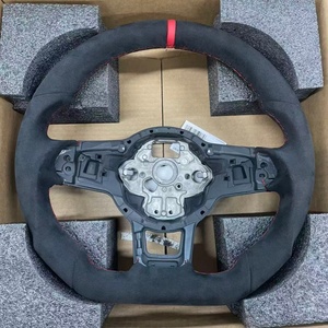 Volante de Cuero Personalizado para Volkswagen VW MK7 Golf 7 MK6 Golf 6 GTI MK5, Volante para Auto Passat B7 B8 Tiguan - Product Image 4