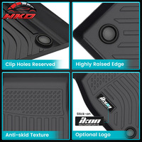 Tapis de sol toutes saisons en TPE et tapis de coffre 3D moulés imperméables pour Audi Q6 SQ6 2025-2026 e-tron