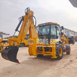 2025 nouveau matériel et avec grande promotion nouvelle chargeuse-pelleteuse <span class=keywords><strong>Rongshu</strong></span> à vendre en Chine. Moteur d'origine JCB 3CX importé - Product Image 3