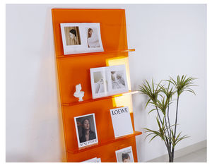 Étagère à magazines de salon, étagère en acrylique, cadre d'affichage INS, installation en <span class=keywords><strong>studio</strong></span>, étagère - Product Image 5