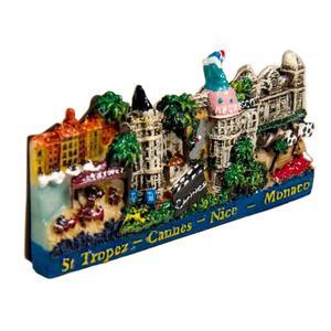 定制设计荷兰阿姆斯特丹巴黎法国旅游纪念品礼品聚树脂手绘3D高品质树脂冰箱贴 - Product Image 1