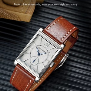 2025 New Fashion Square <b>Watch</b> for Men Chronograph Sports <b>Watches</b> Stainless Steel Sapphire Crystal 50M Waterproof - Product Image 3