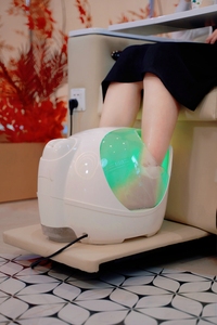 R Steam <span class=keywords><strong>Foot</strong></span> <span class=keywords><strong>Spa</strong></span> Bade massage gerät Fuß sauna Massage maschine Entspannen und beruhigen müde Füße Anion Steam Collagen Regeneration Cabin - Product Image 5