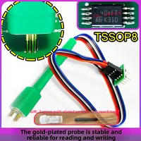 Pin de resorte flash de sonda de programación de chip TSSOP8 con cable Dupont