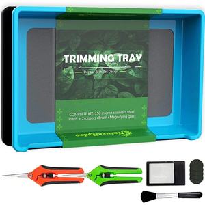 Juego de Bandejas de Recolección de Plástico con Filtro y Tijeras - Product Image 1