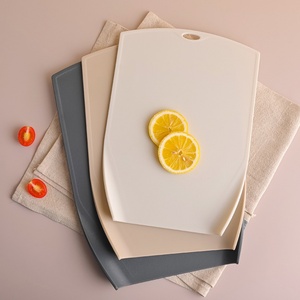 New Design <b>Plastic</b> Cutting Board Rectangle Chopping Block Reusable Durable Kitchen Cutting Board Accessory Set for Kitchen - Product Image 2