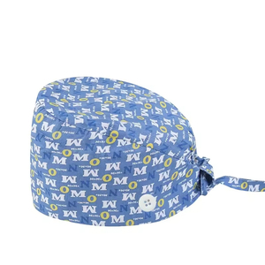 Gorros Quirúrgicos Protectores con Forro <span class=keywords><strong>de</strong></span> Satén y Botones, Gorros <span class=keywords><strong>de</strong></span> Enfermera con Estampado <span class=keywords><strong>de</strong></span> Dibujos Animados, Gorros Médicos Transpirables para Mujeres - Product Image 5