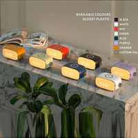 Draadloze Oplader Wake Up Light Digitale Wekker Nachtlamp