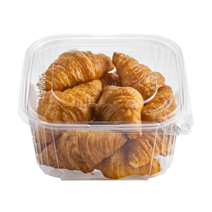 Versatilidad Contenedor de comida de plástico desechable transparente de 64 OZ Diseño de dos piezas Almacenamiento reciclable a prueba de manipulaciones para croissants - Product Image 4