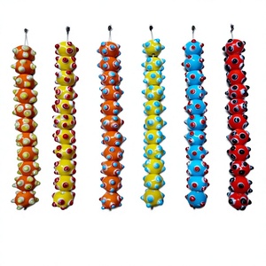 Nouvelle collection de perles en verre fantaisie multicolores pour la fabrication de bijoux, perles en cristal Lampwork en vrac, lot en gros VISHAL BEADS - Product Image 1