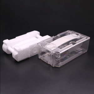 Boîte de <span class=keywords><strong>montre</strong></span> transparente faite à la main affichage Simple mallette de rangement en mousse plastique facile à transporter <span class=keywords><strong>transport</strong></span> voyage PET matériel <span class=keywords><strong>montre</strong></span> étui - Product Image 2