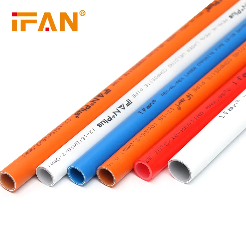 IFAN Free Sample Plastic 16MM 20MM Multilayer PEX Al PEX Pipe Natural Gas And Water Tubing PEX Pipes