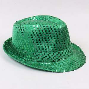 Sombrero Fedora Mini con Lentejuelas Brillantes, Esencial para Fiestas de Lujo, Alta Calidad y Durabilidad, Muestra un Estilo Único, Sé el Centro de Atención en la Fiesta - Product Image 5