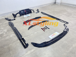 Kit carrosserie VTEN pour pare-chocs de voiture, séparateur de pare-chocs avant, jupe latérale, diffuseur arrière avec spoiler de calandre à LED pour <span class=keywords><strong>BMW</strong></span> G20 LCI - Product Image 2