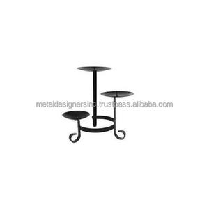 Lanterne en métal antique support nouveau décor à la maison photophore Table à manger Accent élégant bougeoir maison candélabres - Product Image 6