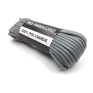 Dark 9 Strand Multifunctional Polyester and Plastic Parachute Cord Outdoor Camping Lanyard Rope 5/32IN X 50FT - Product Image 4