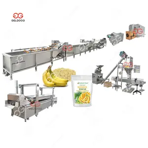 Gelgoog Plantain Flour Process Line Small Scale Plantain Flour Machine With Price Automatic Plantain Flour Production Line
