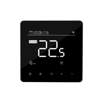 Program Touch AC EC fan coil KNX Bacnet Modbus termostato