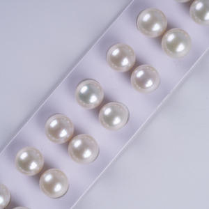 Natural 10-11mm Freshwater White Pearls <b>Beads</b> Coated Bright Oil Semi-Finished DIY Handmade <b>Bead</b> <b>Bracelet</b> Necklace Bare Chain - Product Image 2