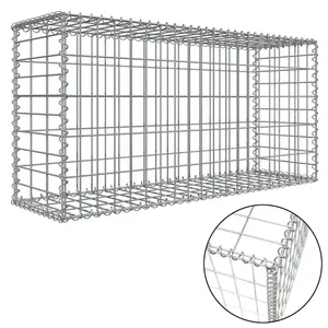 Anti-rust Welded Gabion Box Hot Dipped Galvanized Welded Stone Gabions 200x100x50 Welded Gabion Basket For Selling