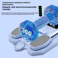 Roue Web pliante multifonctionnelle Planche de fitness Portable Roller Wheels Machine Unisex Silk Screen Printed Vest Hommes Femmes