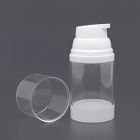 Bouteille à vide grande capacité en stock, transparente, avec pompe, pour lotion, crème pour le visage, nettoyant facial, pour cosmétiques, bouteille de lotion corporelle