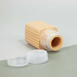 Silicone Storage Bottle With Lid Reusable Travel Cosmetic Refill Container For Shampoo Lotion - Product Image 1