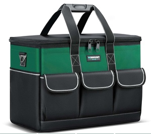 Sac à outils Oxford 7 pouces avec fermeture éclair, durable, portable, style simple - Product Image 1