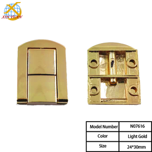 Commercio all'ingrosso di alta qualità colore oro 32*25mm/30*24mm serratura per scatola di gioielli di lusso scatola di vino in legno - Product Image 4