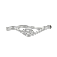 Gemnel Or 18K Accessoires de mode Argent 925 Plaqué or Irrégulier Bracelet polyvalent en diamant pour femmes