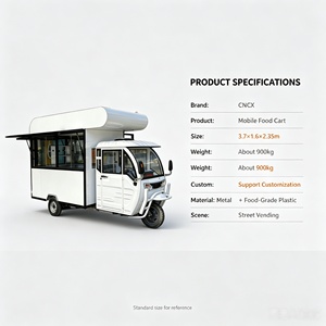 Carrito de Comida Móvil en Oferta con Estructura Plegable y Equipo de Cocina Completo para un Fácil <span class=keywords><strong>Transporte</strong></span> - Product Image 2