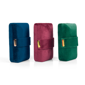 Nueva Caja de Almacenamiento de Joyas de Terciopelo de Lujo, Estuche de Viaje Portátil <span class=keywords><strong>para</strong></span> Aretes, Anillos, Collares <span class=keywords><strong>y</strong></span> Colgantes - Product Image 4