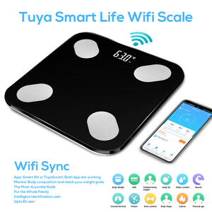 Báscula Digital de Grasa Corporal con Capacidad de 180 kg/400 lb, Función Inteligente Tuya WiFi, Funciona con Batería, Báscula Corporal Inteligente con WiFi, Báscula de Grasa Corporal Inteligente - Product Image 4