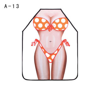 <span class=keywords><strong>Bikini</strong></span> sexy estampado delantales dibujos animados creatividad divertido <span class=keywords><strong>delantal</strong></span> para parejas Cosplay - Product Image 2