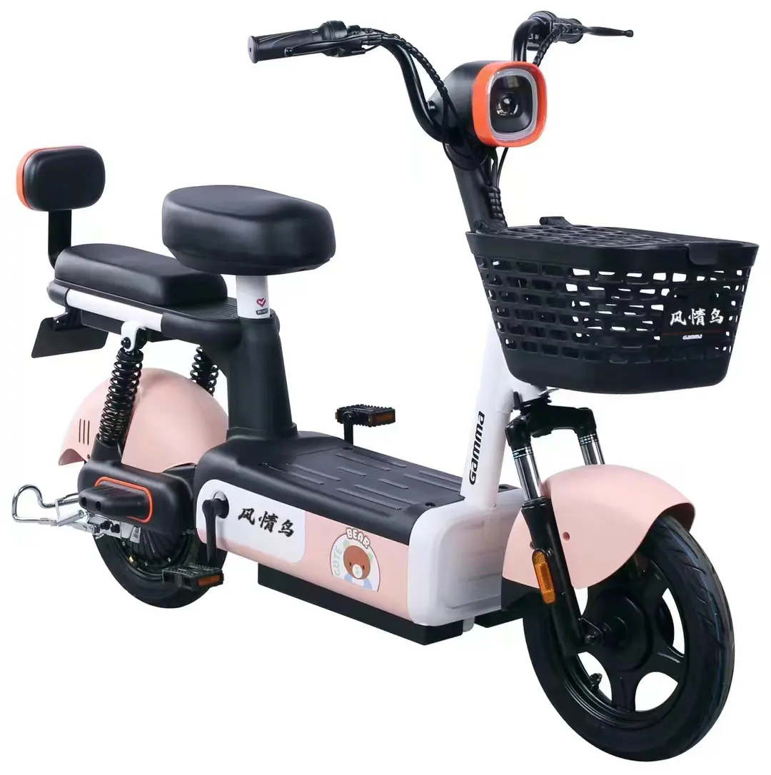 Satılık elektrikli bisiklet moda ucuz fiyat ile şehir elektrikli bisiklet model 350W ebike 48V pil fabrika doğrudan yüksek kalite
