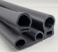 Bande d'étanchéité en caoutchouc EPDM autocollante, anti-collision, imperméable, ignifuge, insonorisante, avec âme en mousse, découpe sur mesure