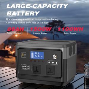 Ultra Portable ABS LiFePO4 300W 600W 1000W 15000W Solar Generator Energy Storage System Solar Power <b>Station</b> - Product Image 2