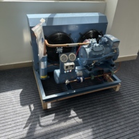 Offre Spéciale : Unité de Condensation Économe en Énergie à Deux Ventilateurs 5 CV 380 V R-404A pour Compresseur PLC pour Réfrigération Semi-Hermétique